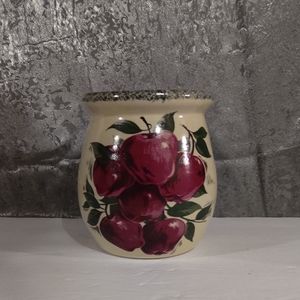 Apple Utensil Holder By Home & Garden. 5.75 "  Stoneware